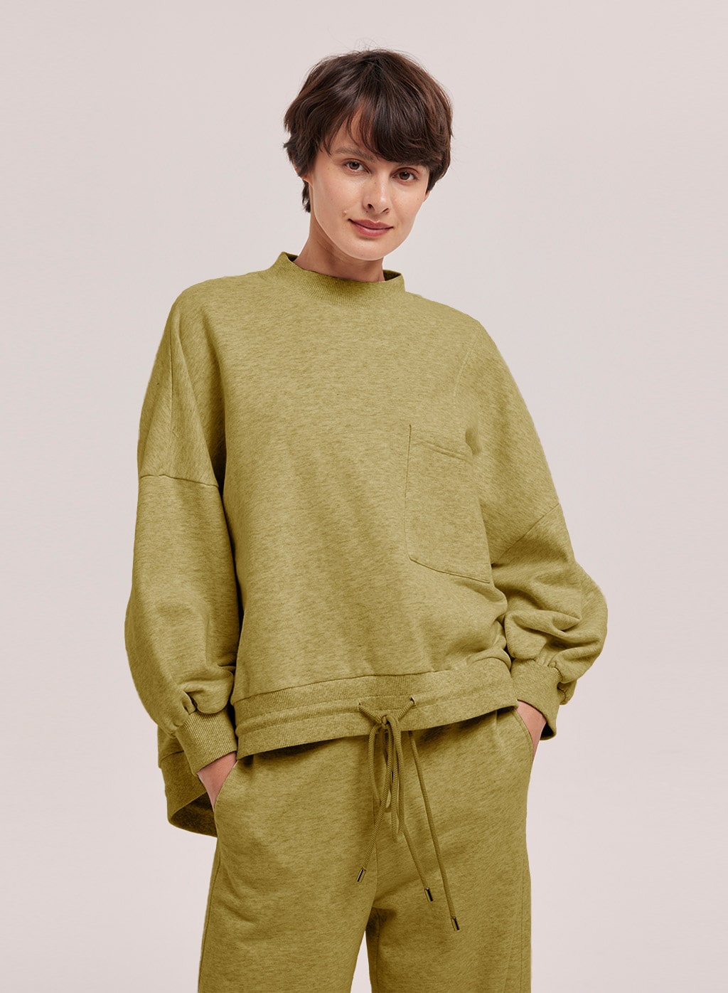 Cloud Sleeve Loose Sweatshirt