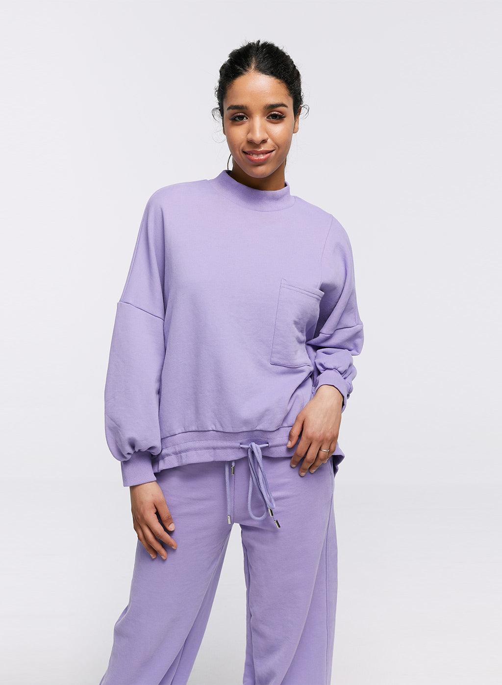 Cloud Sleeve Loose Sweatshirt