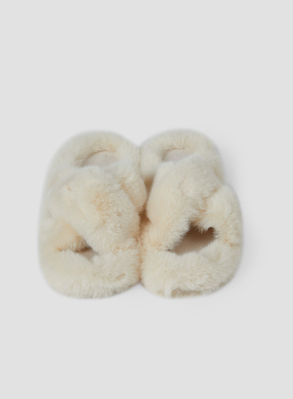 Cross Fluffy Slippers