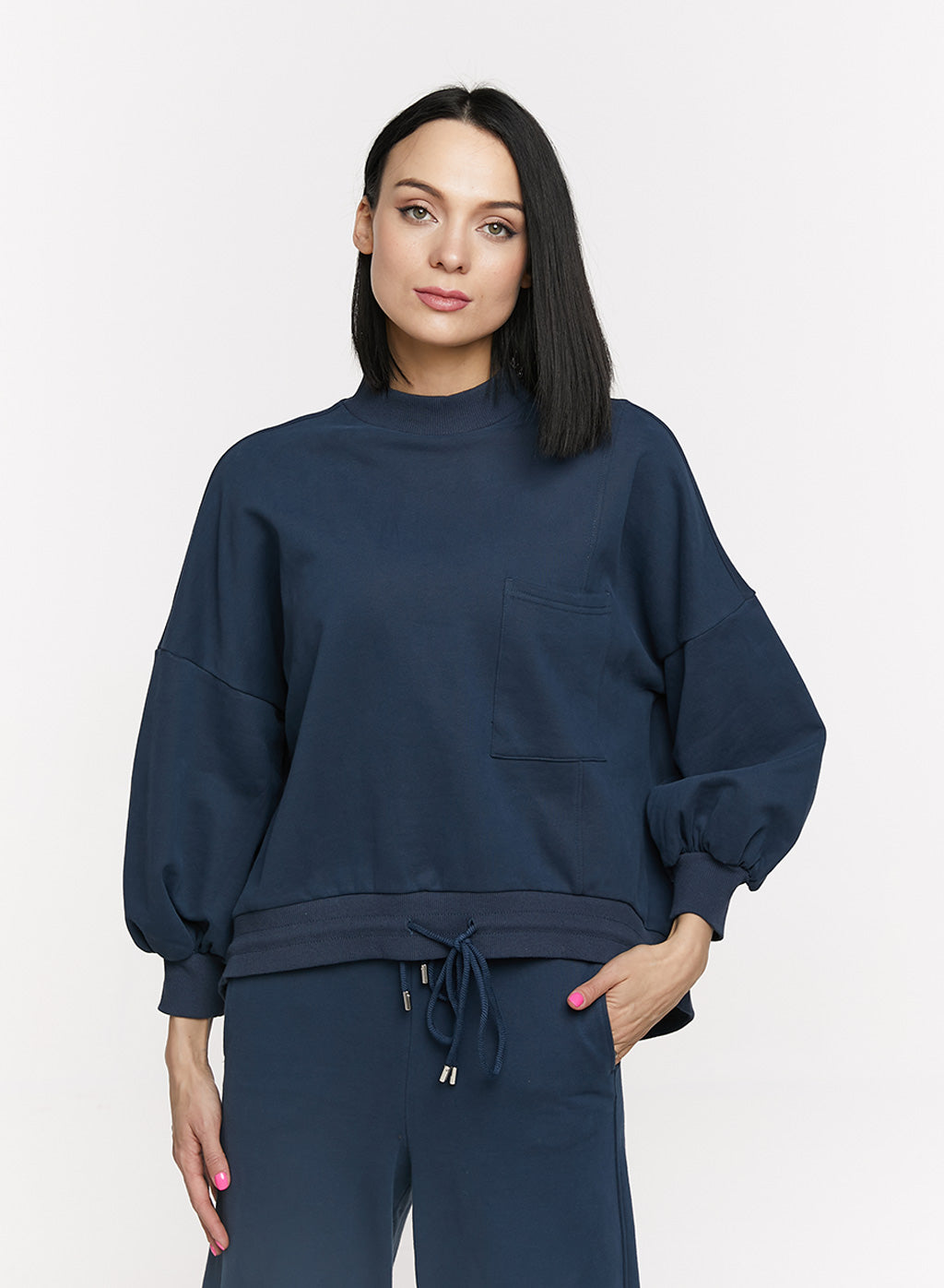 Cloud Sleeve Loose Sweatshirt
