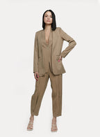 Basic Linen-Blend Pants