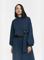 Concept High Collar Sweatshirt