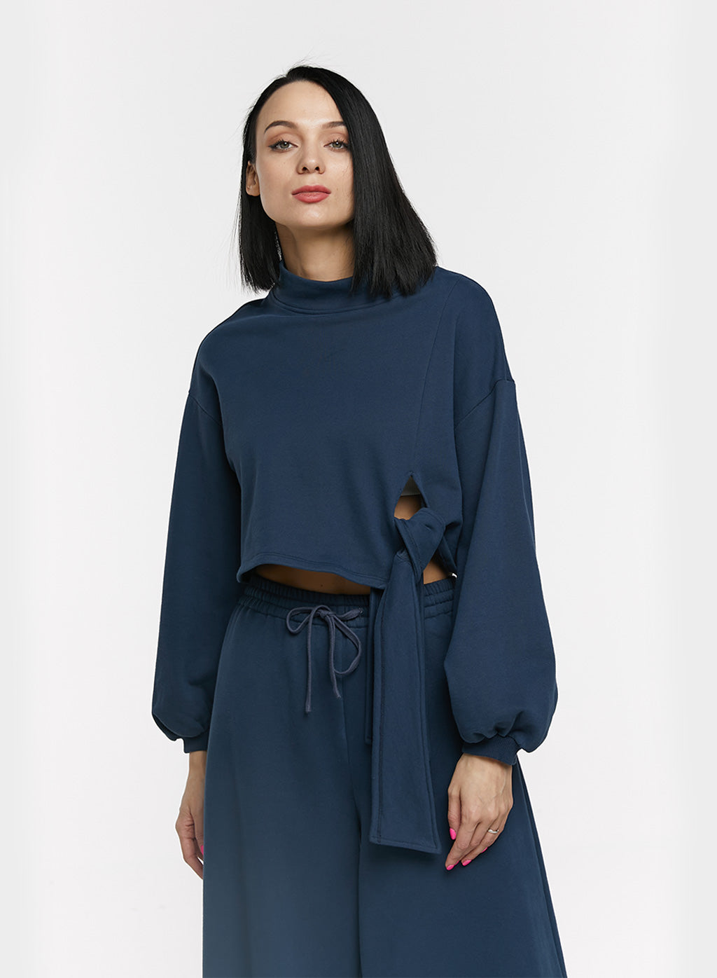 Concept High Collar Sweatshirt