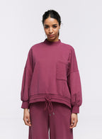 Cloud Sleeve Loose Sweatshirt