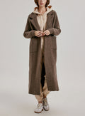 Downy Long Yak-Wool Coat