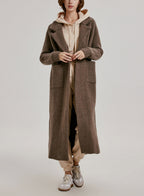 Downy Long Yak-Wool Coat