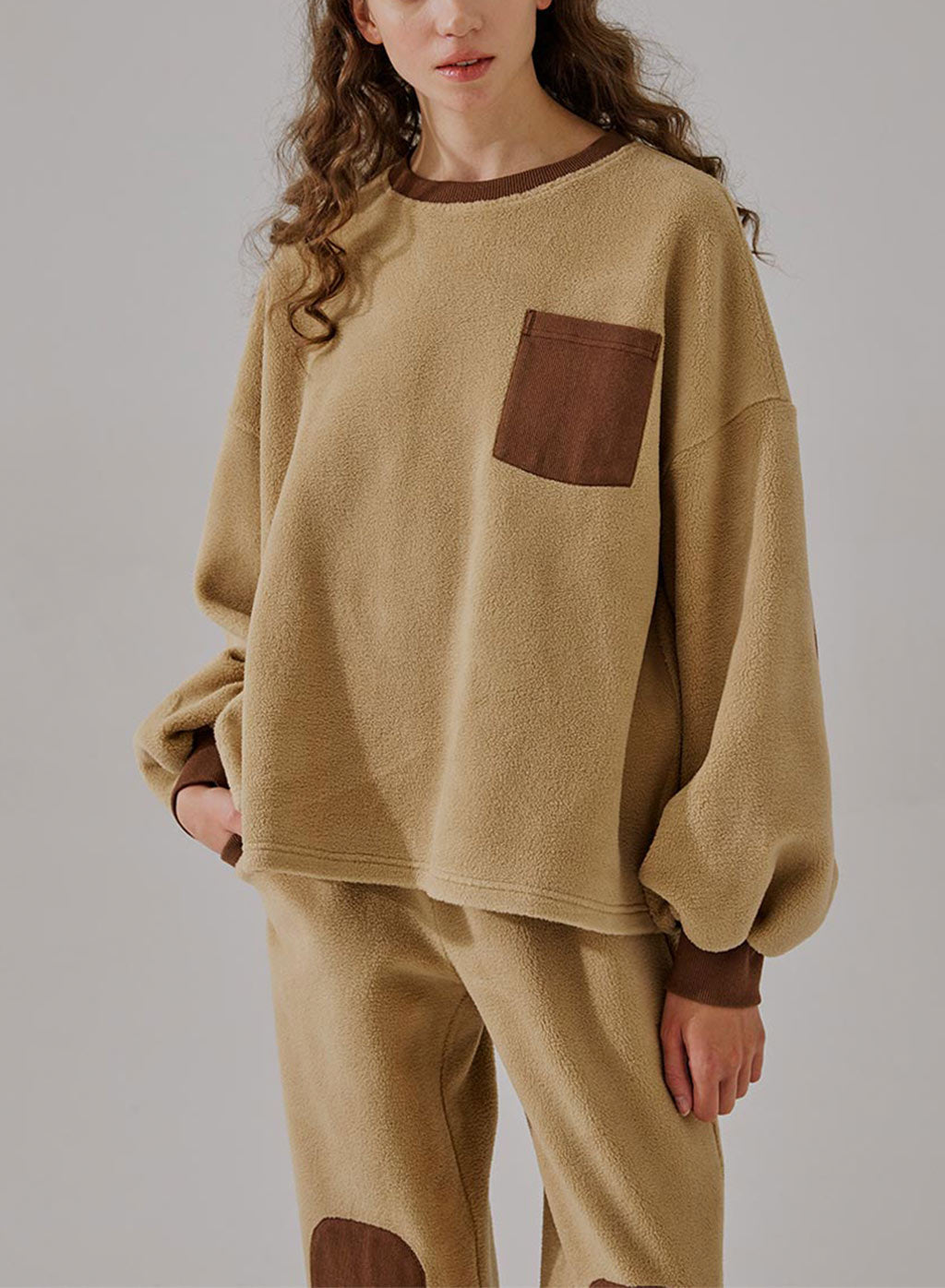 Baby Bear Fleece Colorblock Sweatshirt