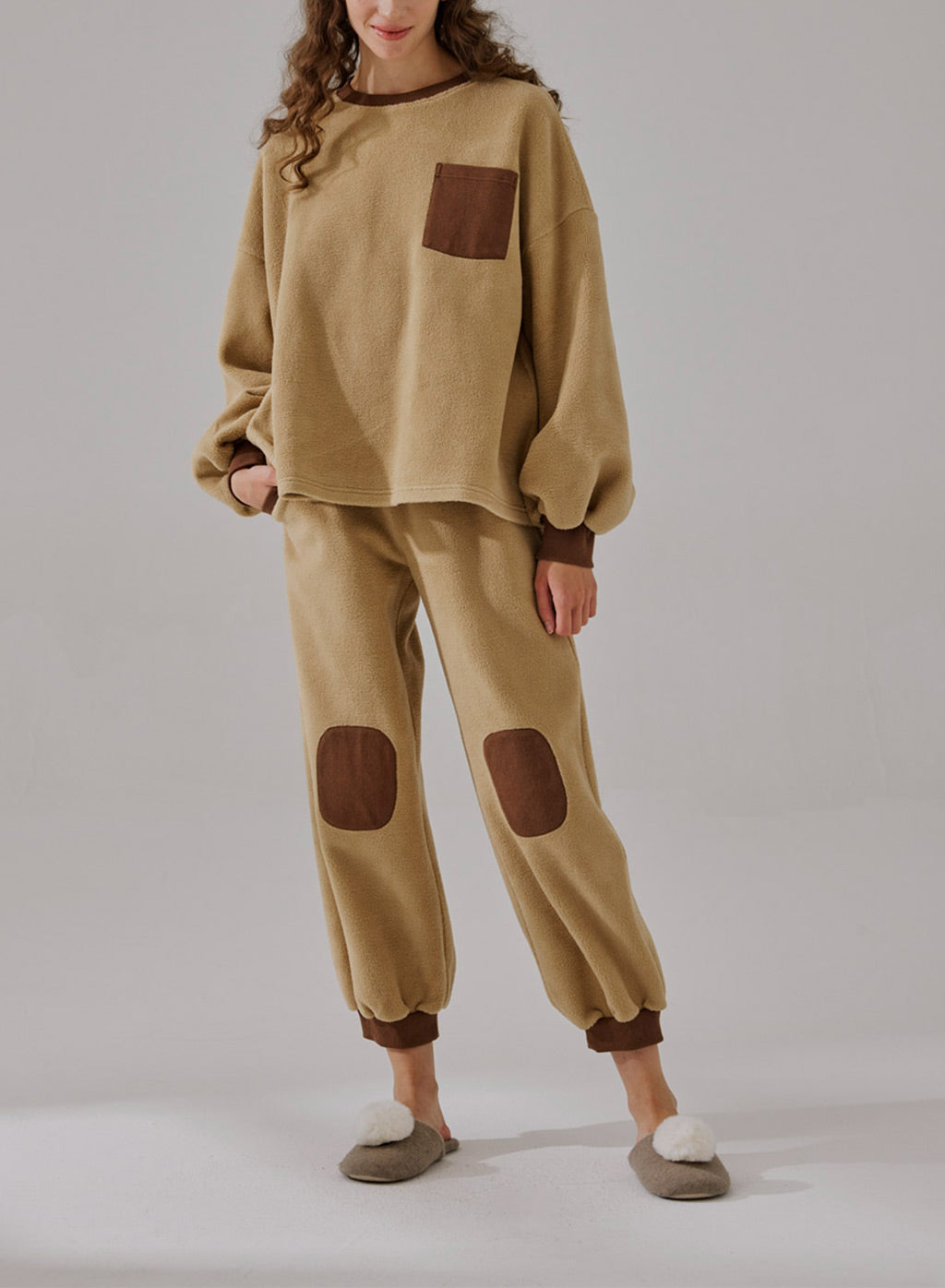 Baby Bear Fleece Colorblock Set