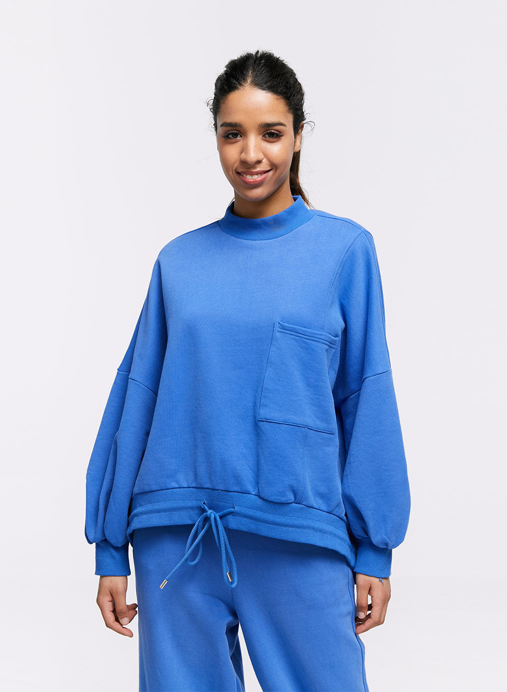 Cloud Sleeve Loose Sweatshirt