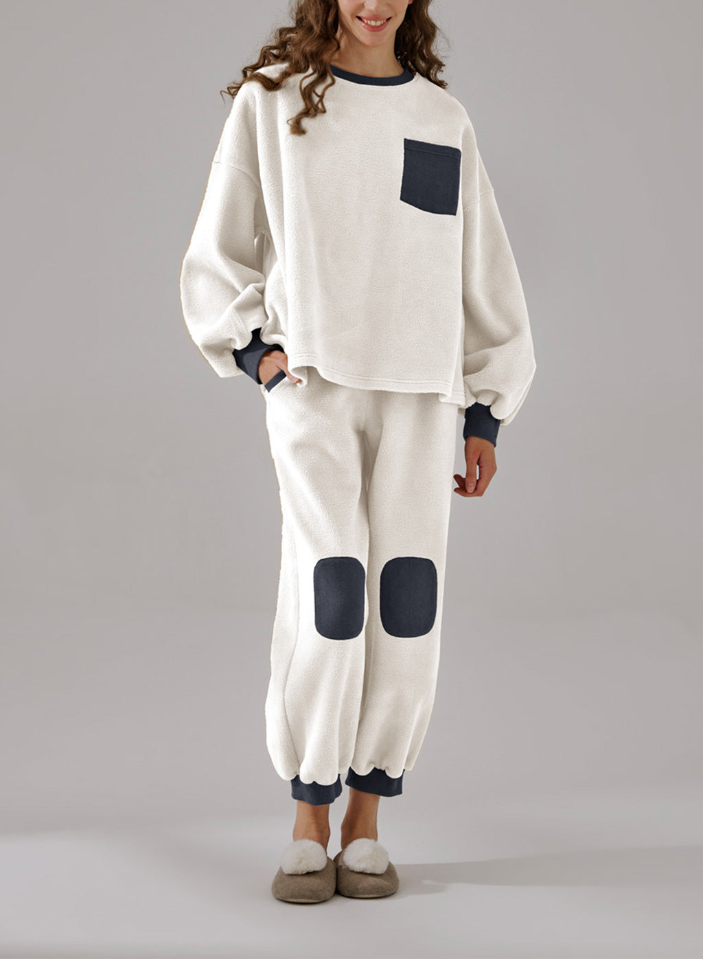 Baby Bear Fleece Colorblock Set