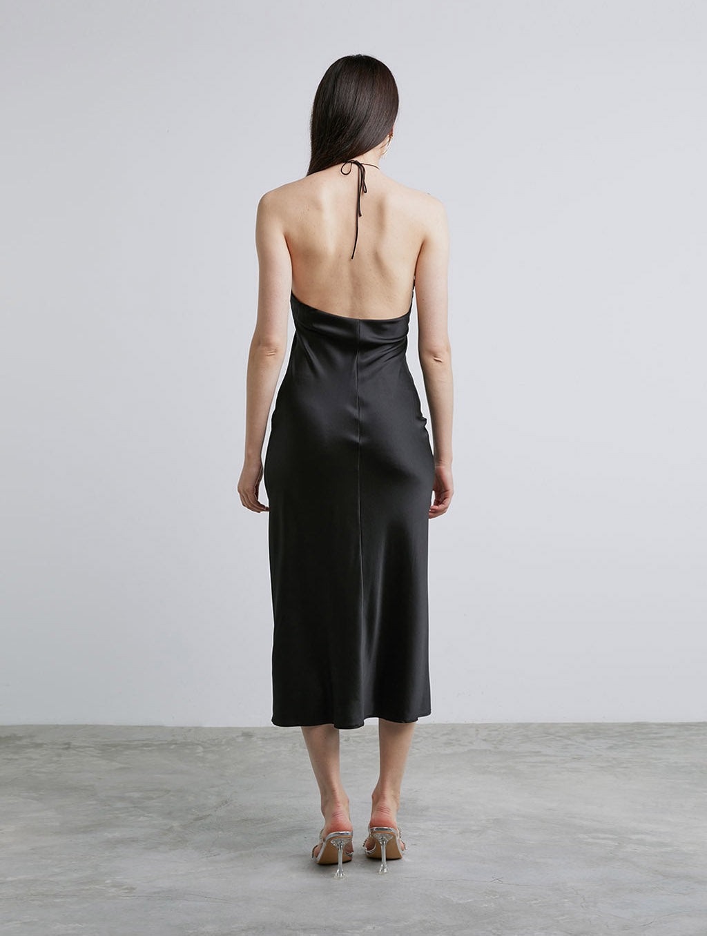 Alice′S Dream Satin Halterneck Dress