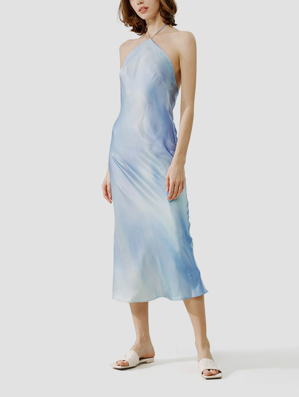 Alice′S Dream Satin Halterneck Dress