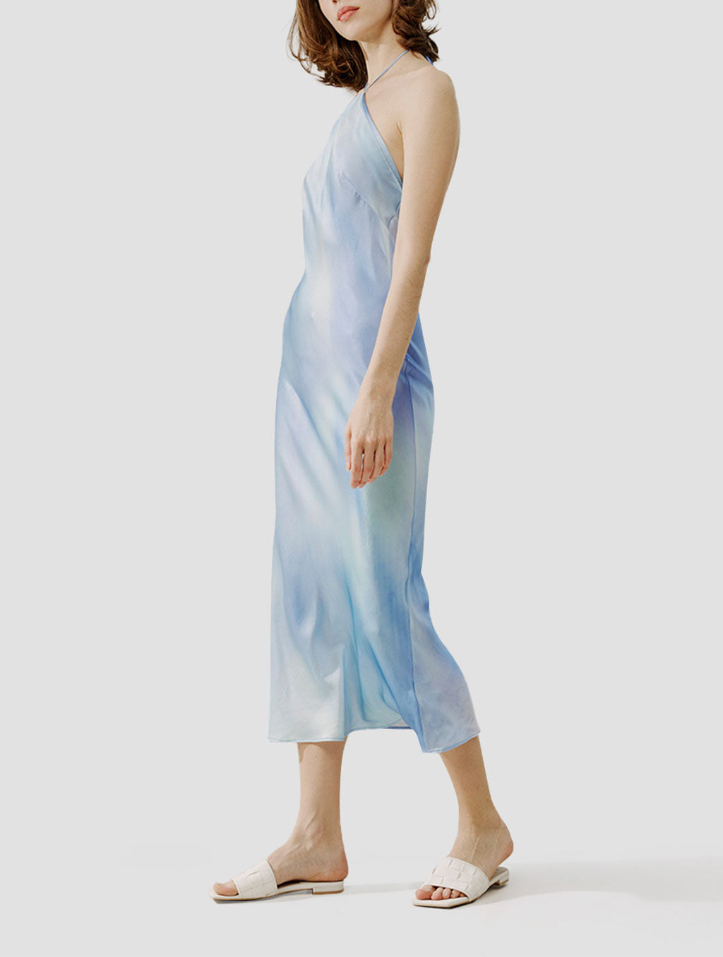 Alice′S Dream Satin Halterneck Dress
