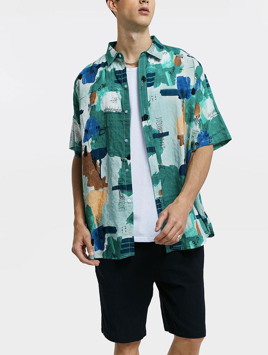 Art Print Short-Sleeve Shirt