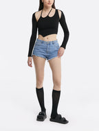 Asymmetric Smock Top Set