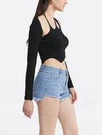 Asymmetric Smock Top Set