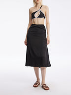 Asymmetrical Cutout One Shoulder Swimsuit