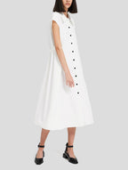 Back Strap Shirt Dress