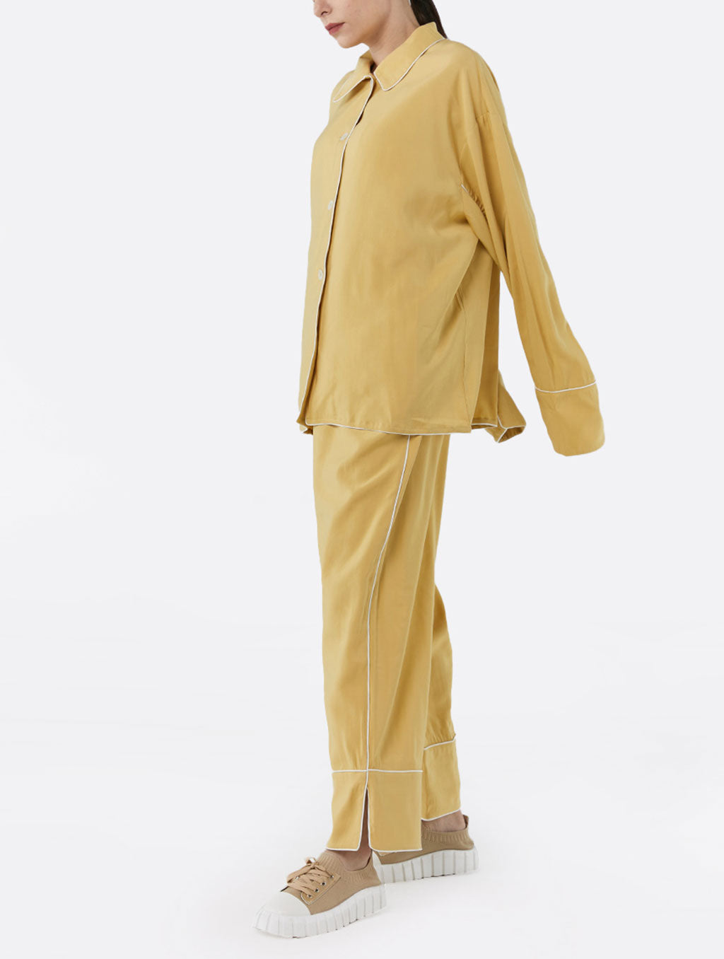 Balmacaan Relaxed Pajama Set