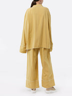 Balmacaan Relaxed Pajama Set