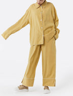 Balmacaan Relaxed Pajama Set