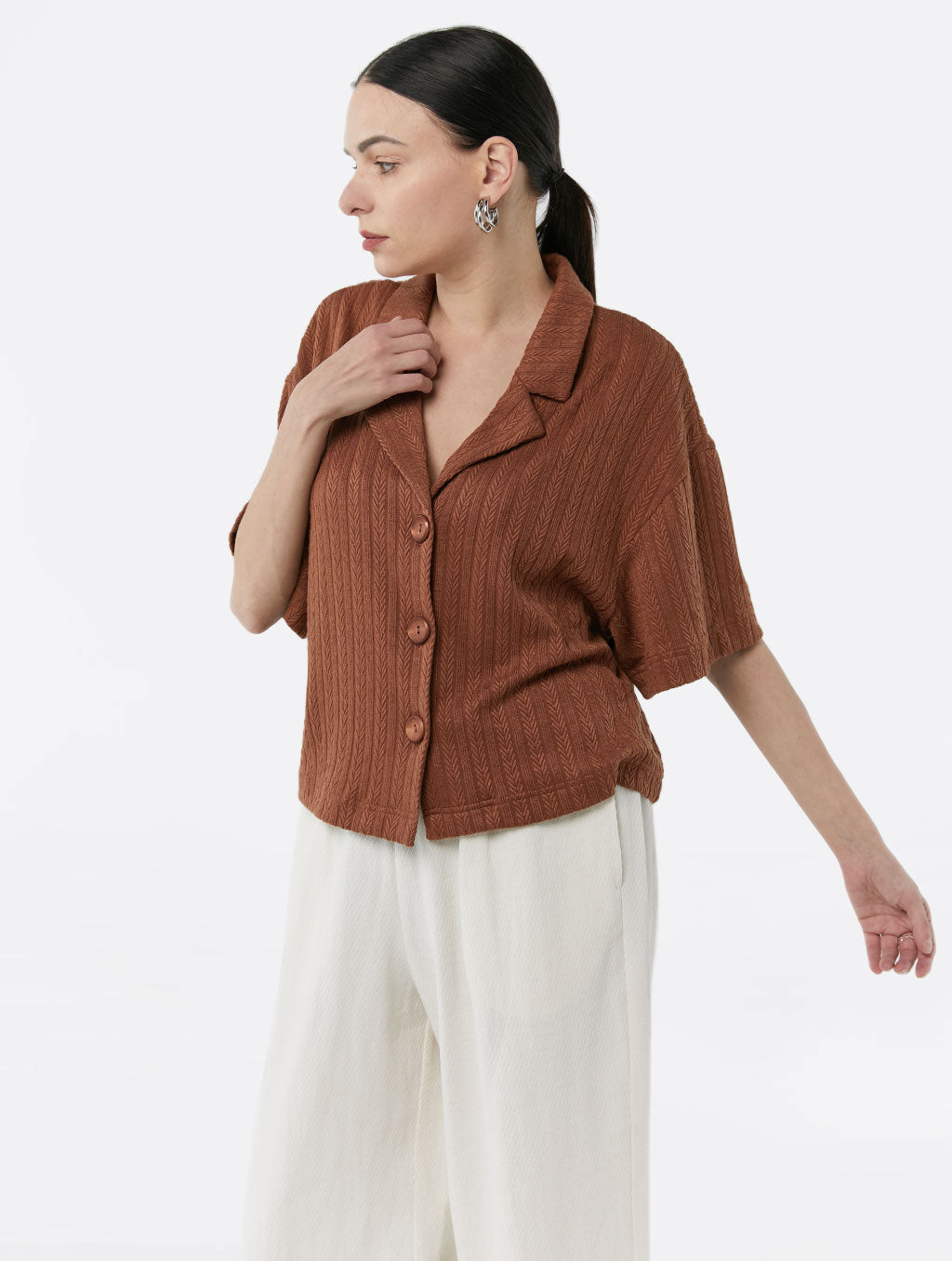 Boxy Knit Shirt