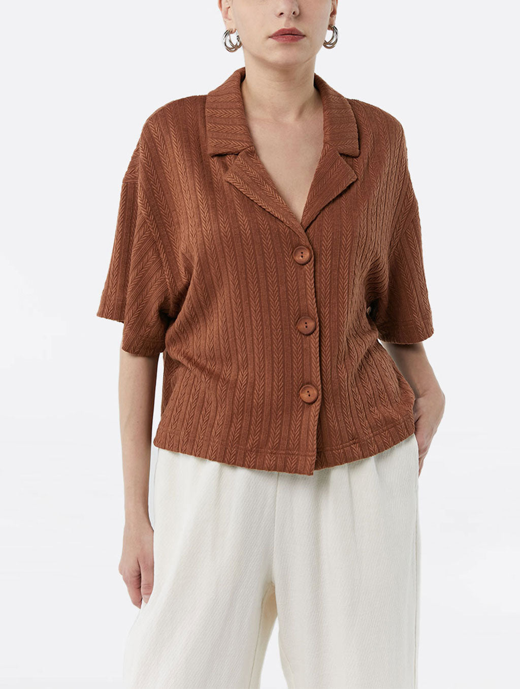 Boxy Knit Shirt