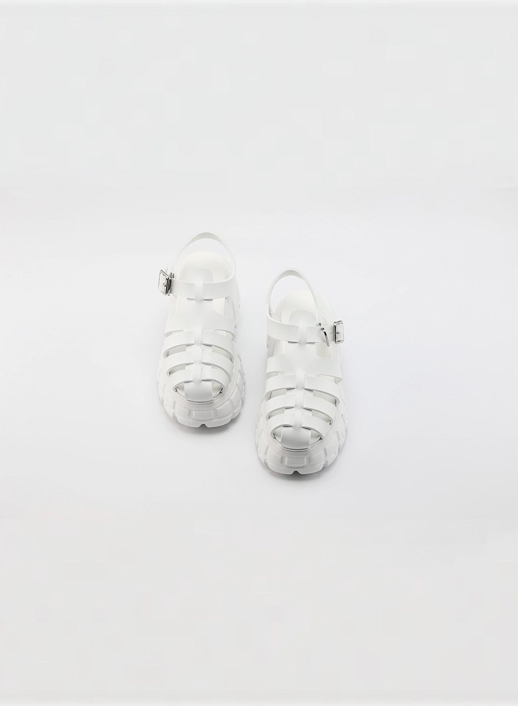 Braided Buckle Strap Thick-soled Sandals