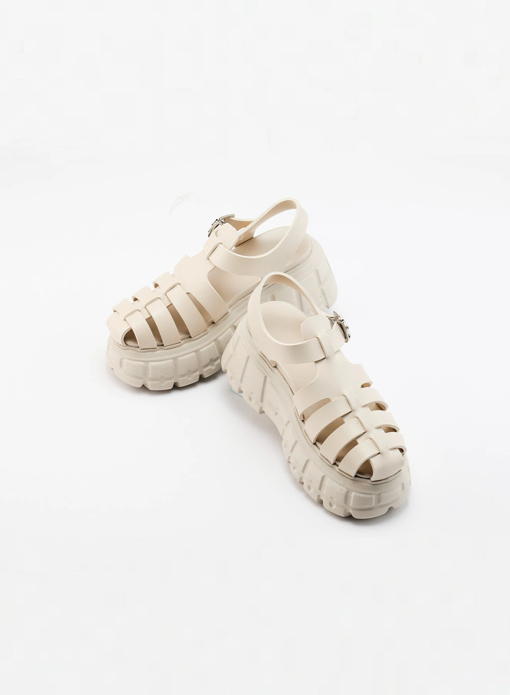 Braided Buckle Strap Thick-soled Sandals