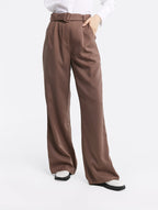 Buckle Belted Trousers
