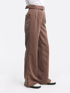 Buckle Belted Trousers