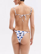 Butterfly Print Bikini Swimsuit