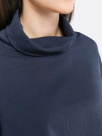 Button Funnel Crop Top