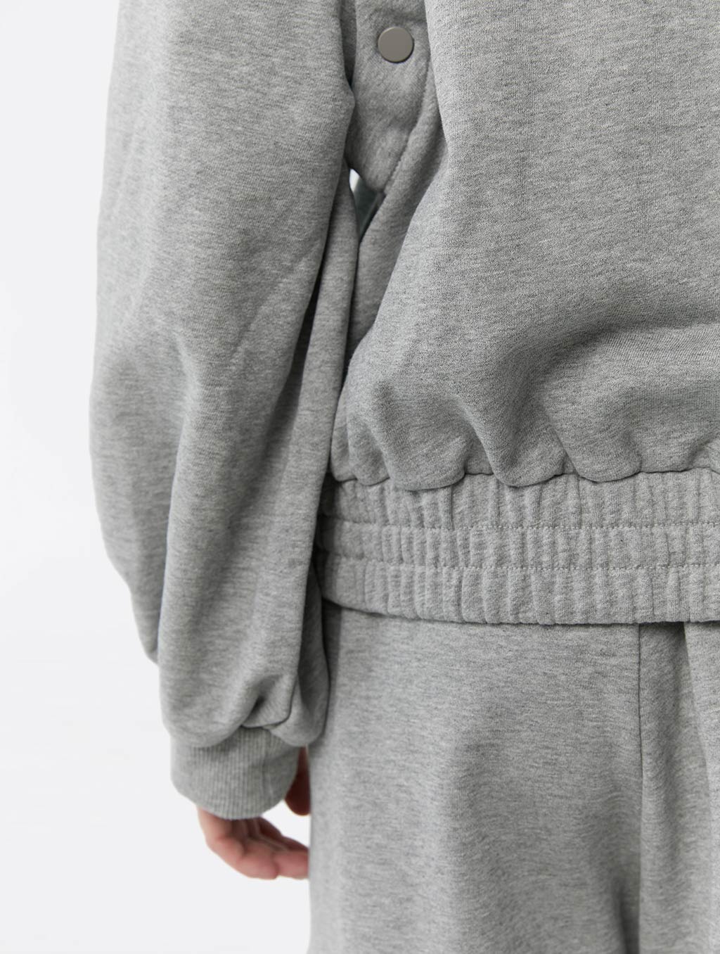 Buttoned Sweatsuit Set