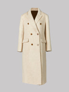 Buttoned Vest-Inside Wool Coat