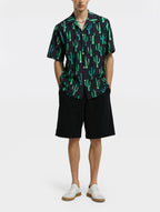 Cactus Print Short-Sleeve Shirt