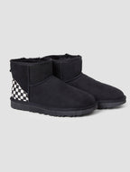 Checkerboard Pattern Boots