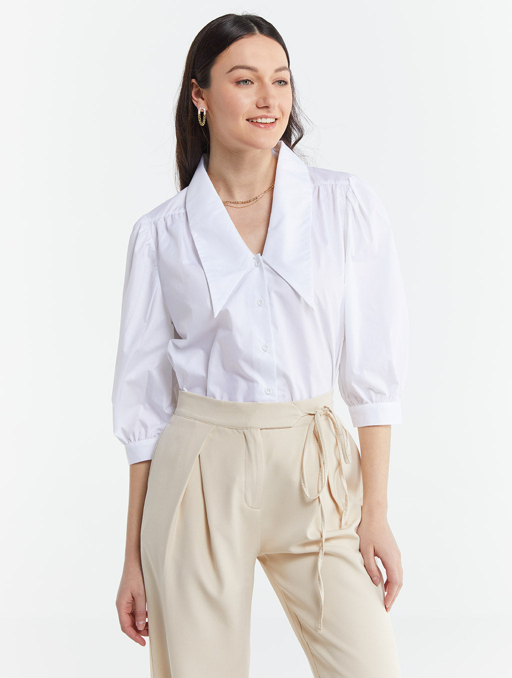 Chelsea Collar Puff Sleeve Blouse