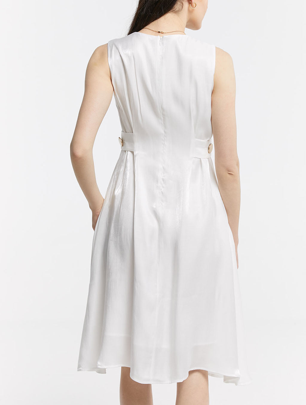 Chic Satin High-rise Dress