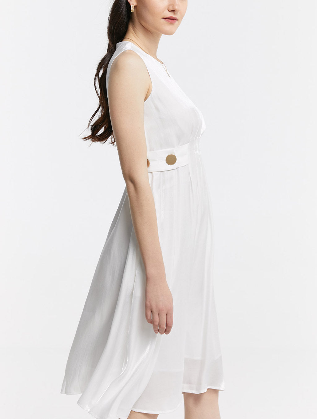 Chic Satin High-rise Dress