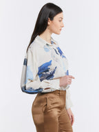 Classic Art Print Long-Sleeve Shirt