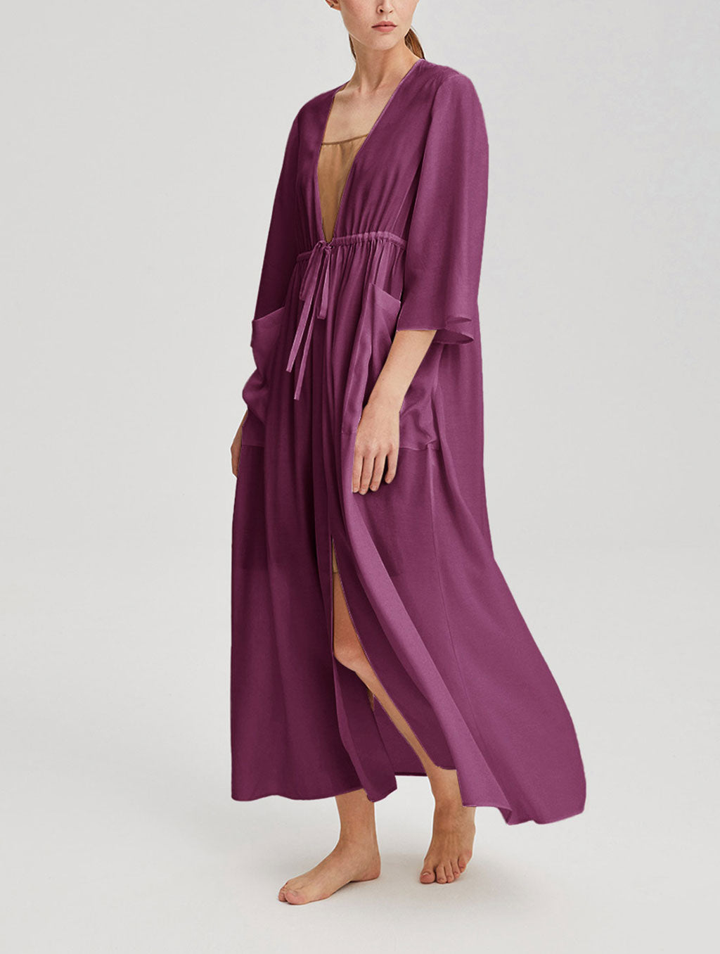 Classic Kimono Drawstring Robe