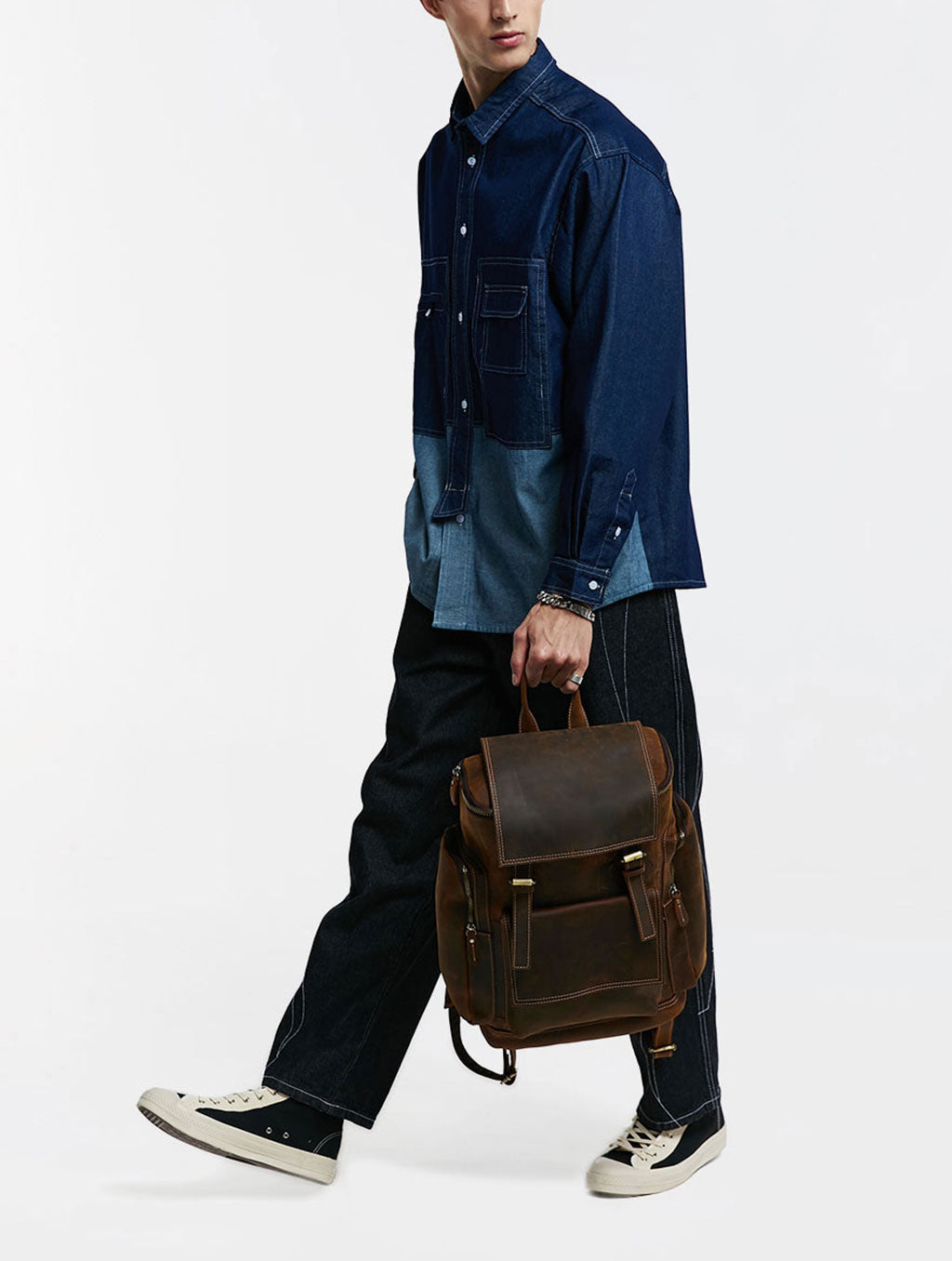 Classic Leather Backpack