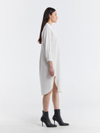 Classic Long-Sleeve Shirt Dress