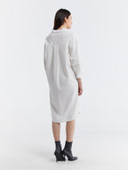 Classic Long-Sleeve Shirt Dress