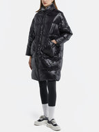 Cocoon Zip-Up Long Puffer