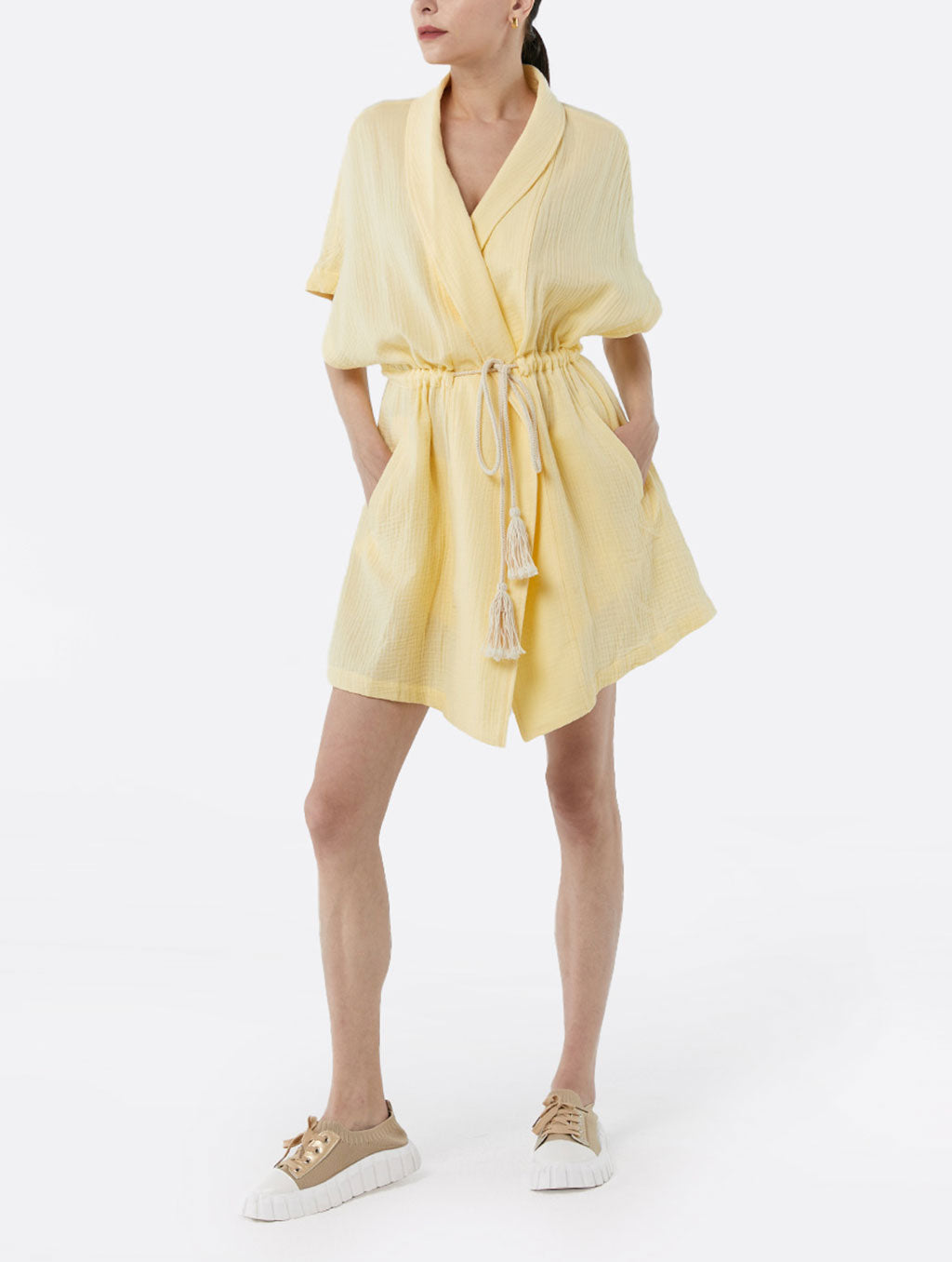 Comfy Short Cotton Jumpsuit