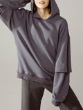 Cozy Oversized Two-Piece Cotton Hoodie