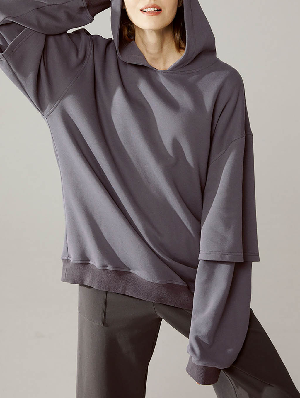 Cozy Oversized Two-Piece Cotton Hoodie