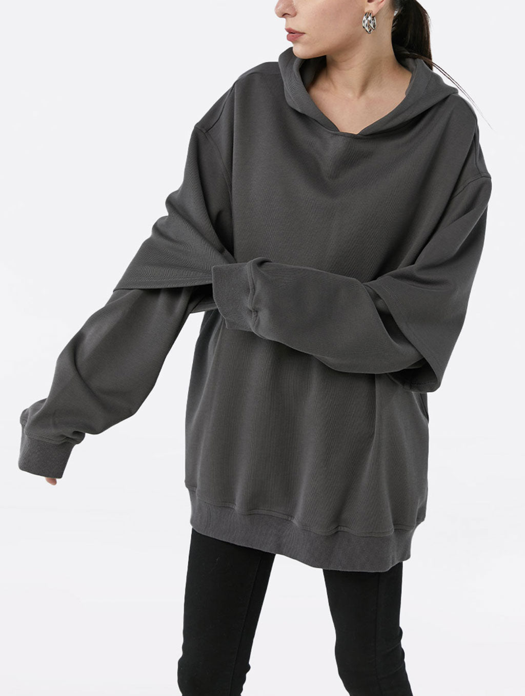 Cozy Oversized Two-Piece Cotton Hoodie
